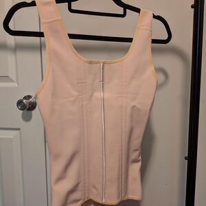 Women's Pink and Cream Corset